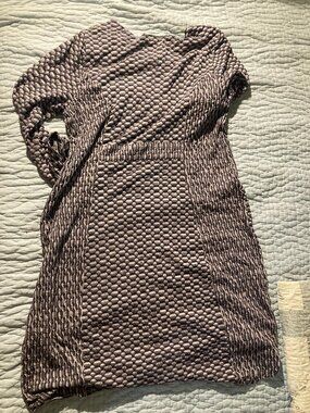 habitat gray dress with pockets size L